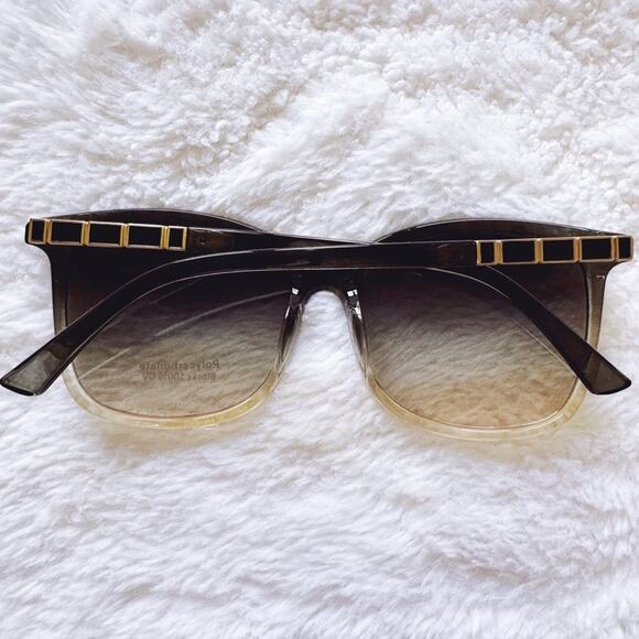 Joanne Clear Gray Square Sunglasses - Picture 12 of 12